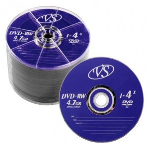 DVD- VS (DVD-RW/4,7Gb/4x/Bulk/50)