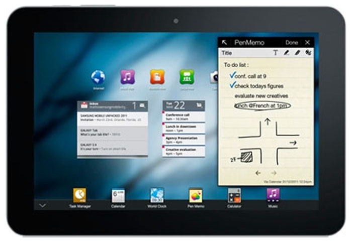 ���������� �� Samsung Galaxy Tab 8.9 P7300 32Gb - Tegra 2 1 ���, 1 ��, 32 ��, WIFI, BT, 3G, Android, 8.9" (1280x800) GT-P7300FKESER