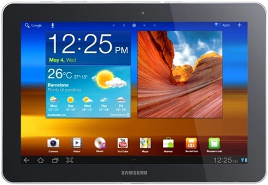 ���������� �� Samsung Galaxy Tab GT-P7500 32Gb - Tegra 2 1 ���, 1 ��, 32 ��, WIFI, BT, 3G, Android, 10.1" (1280x800) GT-P7500FKASER