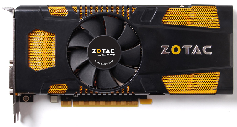 ���������� ZOTAC GeForce GT 570 - 1280 ��, GDDR5, PCI-E 2.0, 320 bit, Display Port / HDMI / 2x DVI ZT-50203-10M