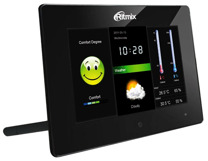��������� Ritmix RDF-703 - 7", 800x480, 15:9, SD / SDHC / MS / MMC / xD-Picture Card, ׸����