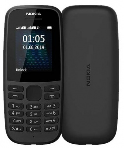     Nokia 105 SS TA-1203 black (w/o charger) - 