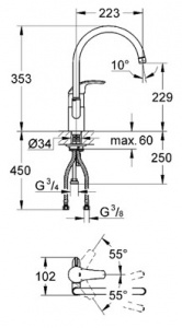  Grohe Eurosmart 33490001