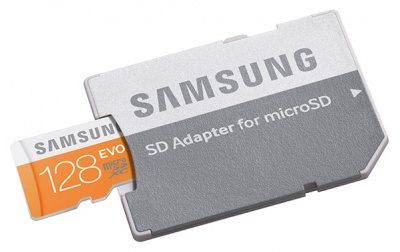     Samsung EVO MicroSDXC 128Gb UHS-I + SD- - 