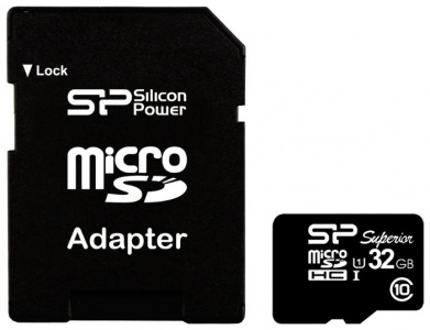     Silicon Power Superior microSDHC 32Gb UHS-I + SD- - 