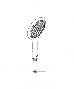   Grohe 27376000 Rainshower Solo 100 (1 )    , 