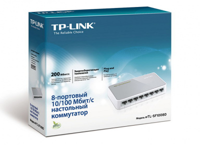  TP-LINK TL-SF1008D White