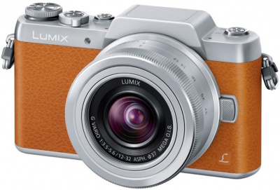    Panasonic Lumix DMC-GF7 Kit, Brown - 