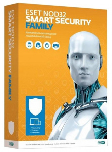  Eset NOD32 Smart Security Family 3 devices 1 year Renewal Box NOD32-ESM-RN(BOX)-1-3