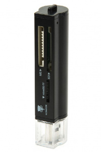   Konoos UK-31 USB3.0 (SDHC, MMC, MS, microSD), Black - 