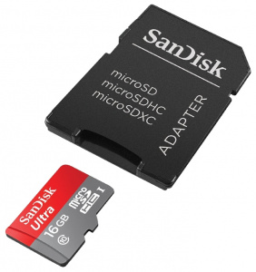     Sandisk Ultra microSDHC Class 10 UHS-I 80MB/s 16GB - 