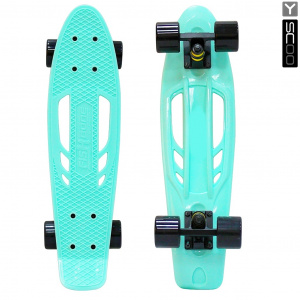    Y-Scoo Skateboard Fishbone (405-G) green-black - 