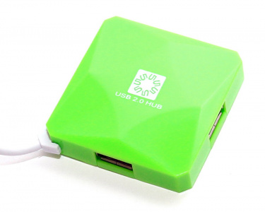   USB- 5bites 4  USB2.0 (HB24-202GR) Green - 