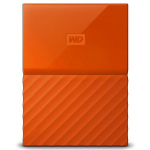      WD My Passport 1 TB (WDBBEX0010BOR-EEUE), Orange - 