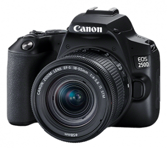     Canon EOS 250D Kit (EF-S 18-55mm IS STM), Black - 