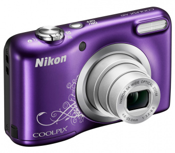    Nikon Coolpix A10, purple pattern - 