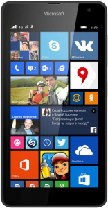    Microsoft Lumia 535 Dual Sim, Black - 