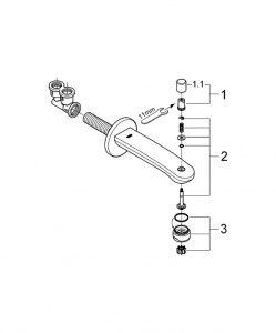  Grohe 13277002 Eurostyle Cosmopolitan,    /, 