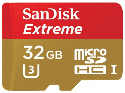     Sandisk Extreme microSDHC Class 10 UHS Class 3 60MB/s 32GB - 