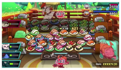  Nintendo Sushi Striker: The Way of Sushido,  Nintendo N3DS