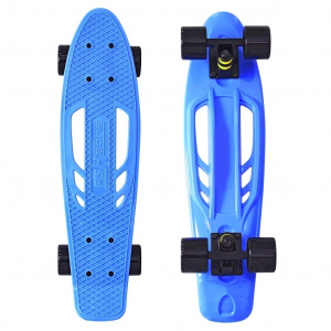    Y-Scoo Skateboard Fishbone (405-B) blue-black - 