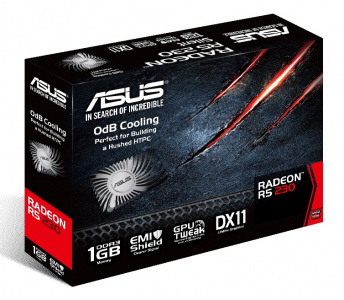  ASUS R5230-SL-1GD3-L (Radeon R5 230, 1Gb, 64 bit, DVI-D, D-Sub, HDMI, HDCP)