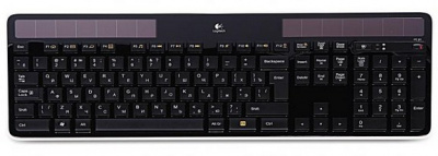    Logitech Wireless Solar Keyboard K750 Black USB - 