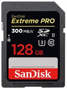     SanDisk Extreme PRO SDXC UHS-II 300MB/s 128GB - 