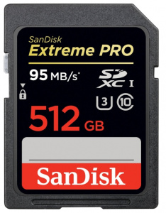     SanDisk Extreme Pro SDXC UHS Class 3 95MB/s 512GB - 