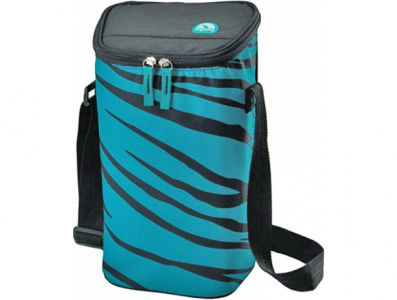  - Igloo 2 Bottle Wine Tote 16 teal-zebra - 