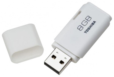    Toshiba Transmemory USB Flash Drive 8GB White - 
