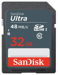     SanDisk Ultra SDHC Class 10 UHS-I 48MB/s 32GB - 