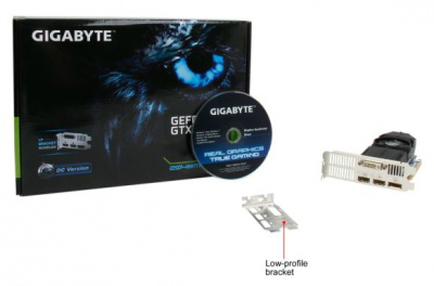  Gigabyte GV-N75TOC-2GL (GeForce GTX 750Ti, 2GB, DVI-I, 2xHDMI, DP, Low profile)