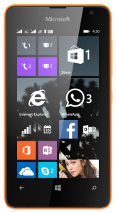    Microsoft Lumia 430 Dual SIM, Orange - 