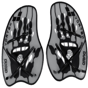      Arena Vortex evolution hand paddle Silver/Black (M) - 