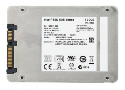 SSD- Intel SSDSC2BW120H601