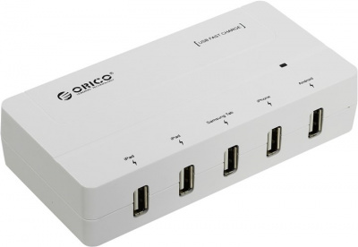   Orico DCH-5U-WH (5xUSB 2.1A)