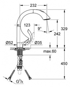  Grohe K4 33782000