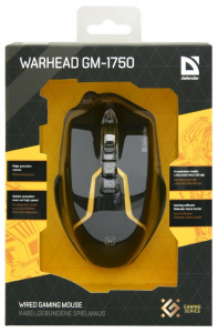   Defender Warhead GM-1750 Black USB - 