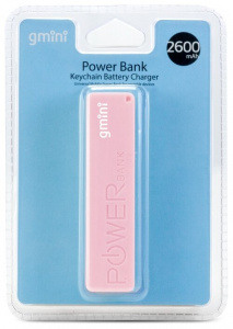   Gmini GM-PB026-P, 2600mAh pink