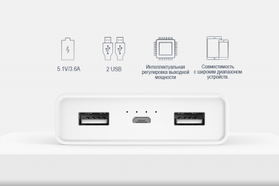   Xiaomi Mi Power Bank 20000 20000 , silver