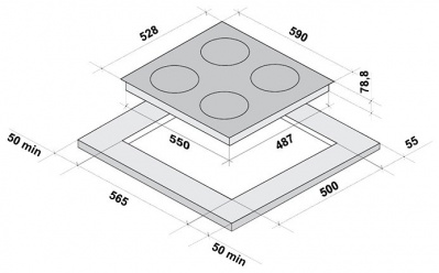    Fornelli PIA 60 Induzione