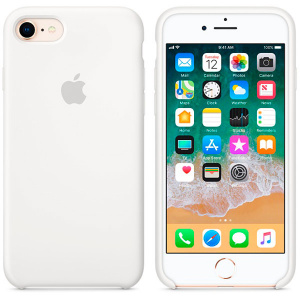    Apple  iPhone 8/7 Silicone Case (MQGL2ZM/A), White - 