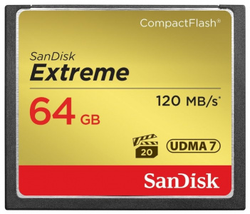     SanDisk Extreme CompactFlash 120MB/s 64Gb - 