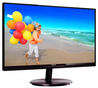    TFT Philips 23" 234E5QDAB Black-Cherry - 