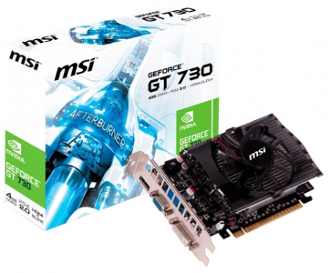  MSI GeForce GT 730 750Mhz PCI-E 2.0 4096Mb