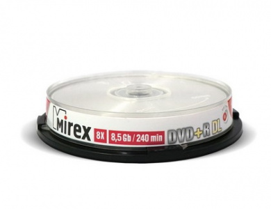 DVD- Mirex 8.5 Gb, UL130069A8L, Dual Layer (10 .)
