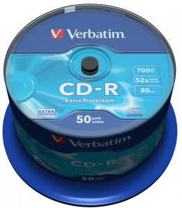 CD- CD-R Verbatim 700Mb 52x 50
