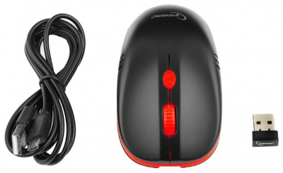   Gembird MUSW-350 Black-Red USB - 