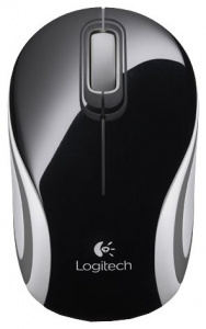   Logitech Wireless Mini Mouse M187, Black-White - 